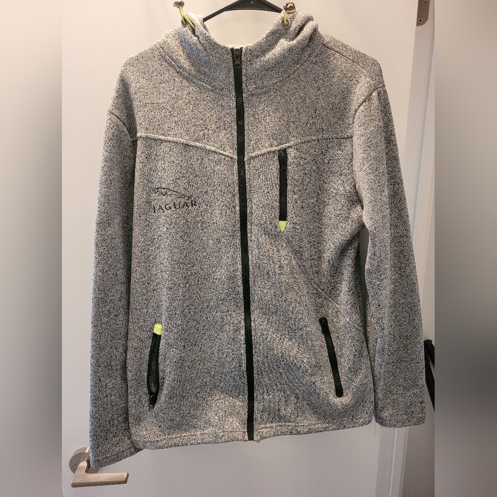 Jaguar grey hoodie size xl (fits like a size large)